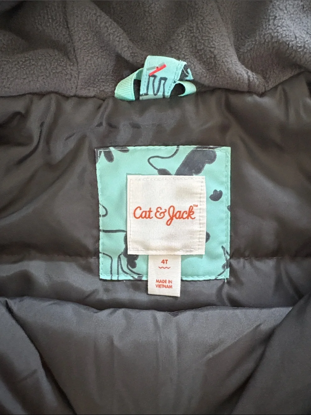 Cat & Jack Girls' Hooded Puffer Jacket
